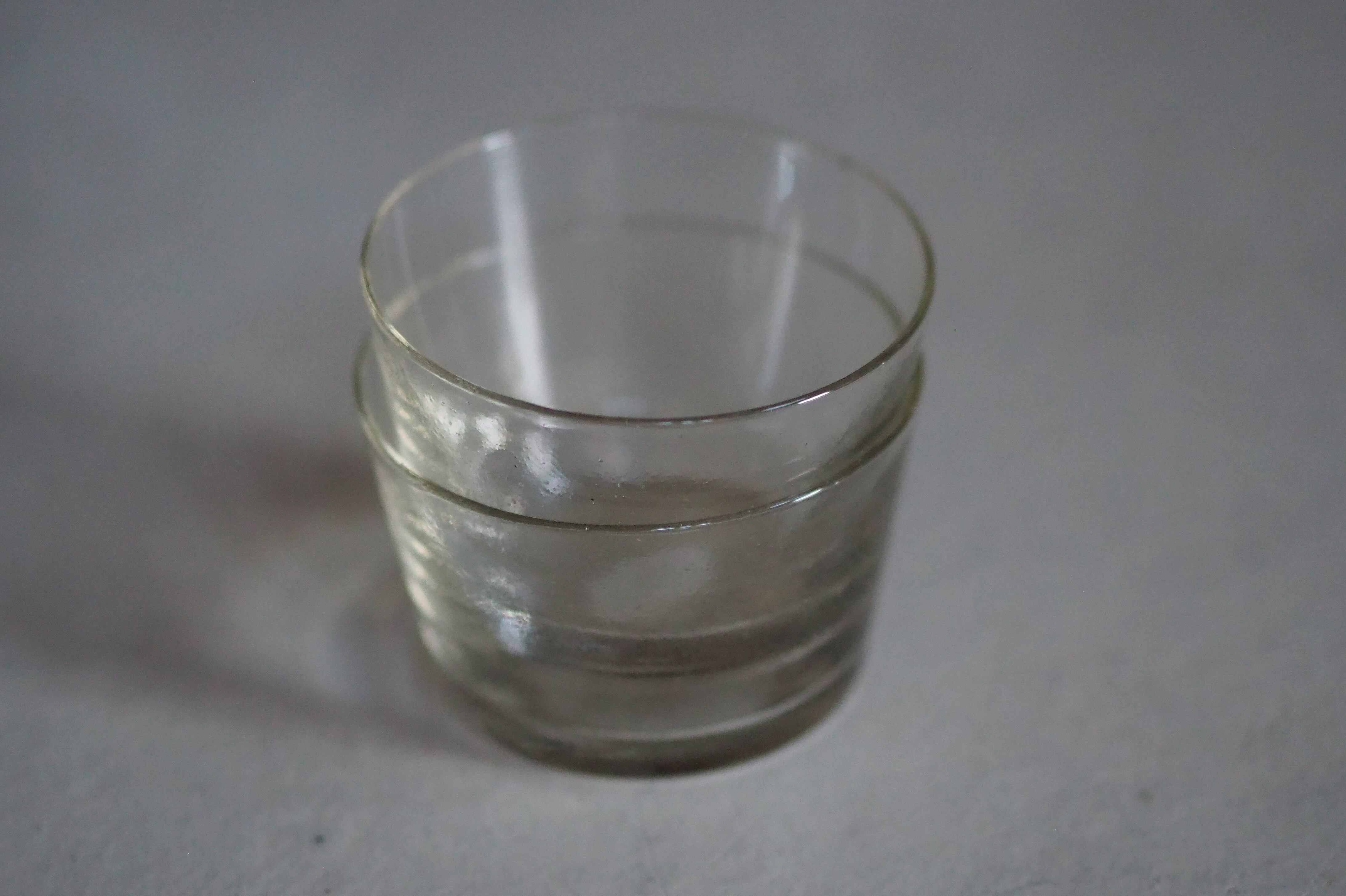 津田清和／深め／輪花　ガラスボウル鉢／希少／極美品 gallery yaichi | permanent artist | 津田清和 | 豆皿・小鉢各種