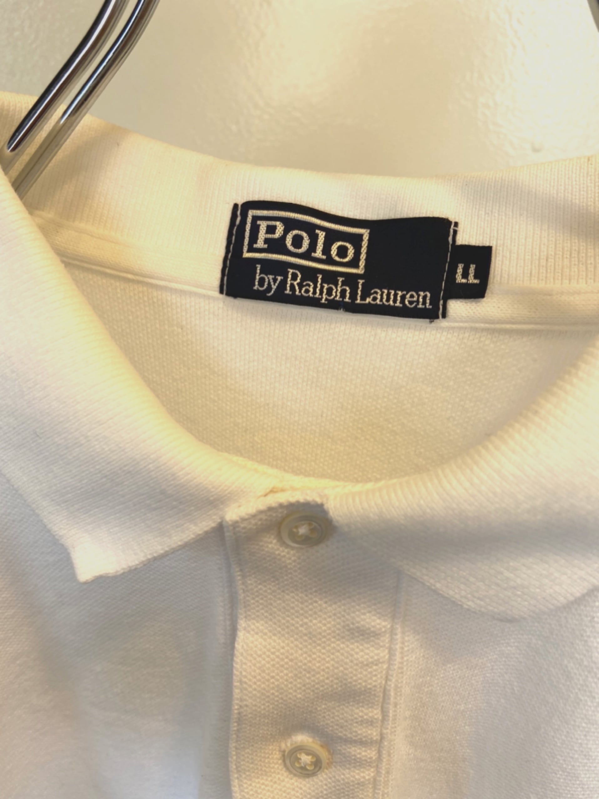 90s古着 美品 RALPH LAUREN /ポロ ラルフローレン ポロシャツ 刺繍ロゴ