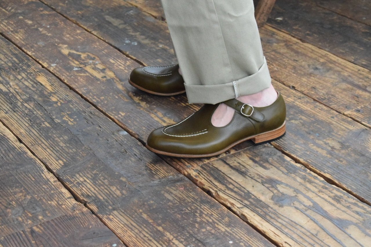 T-strap Mocha shoes - PHILIP - サイズ(27.0cm)