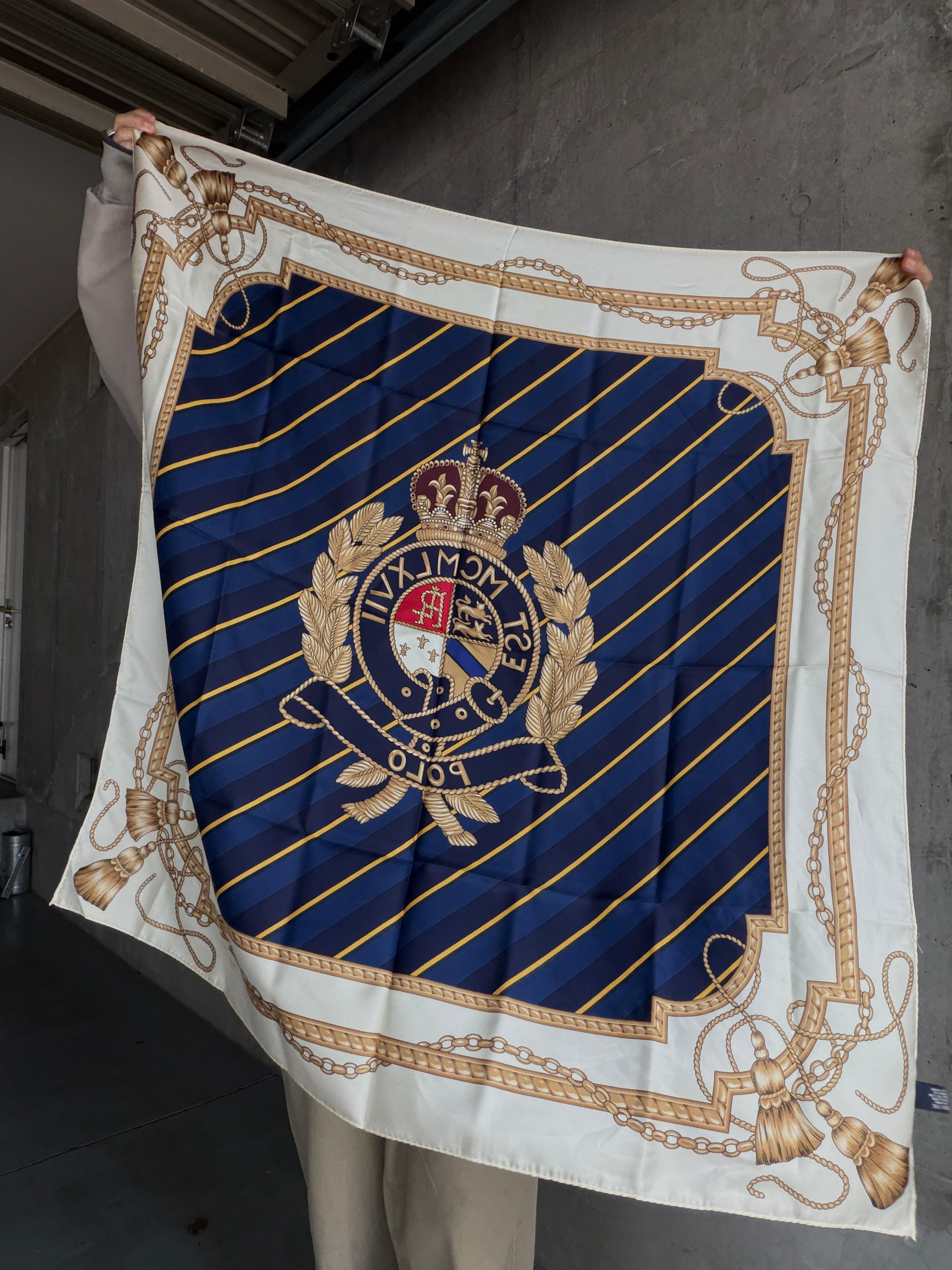 (AC1111)Ralph Lauren silk scarf