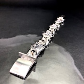 SW:HEART CHAIN BRACELET /  スタンプワークハートチェーンブレスレット