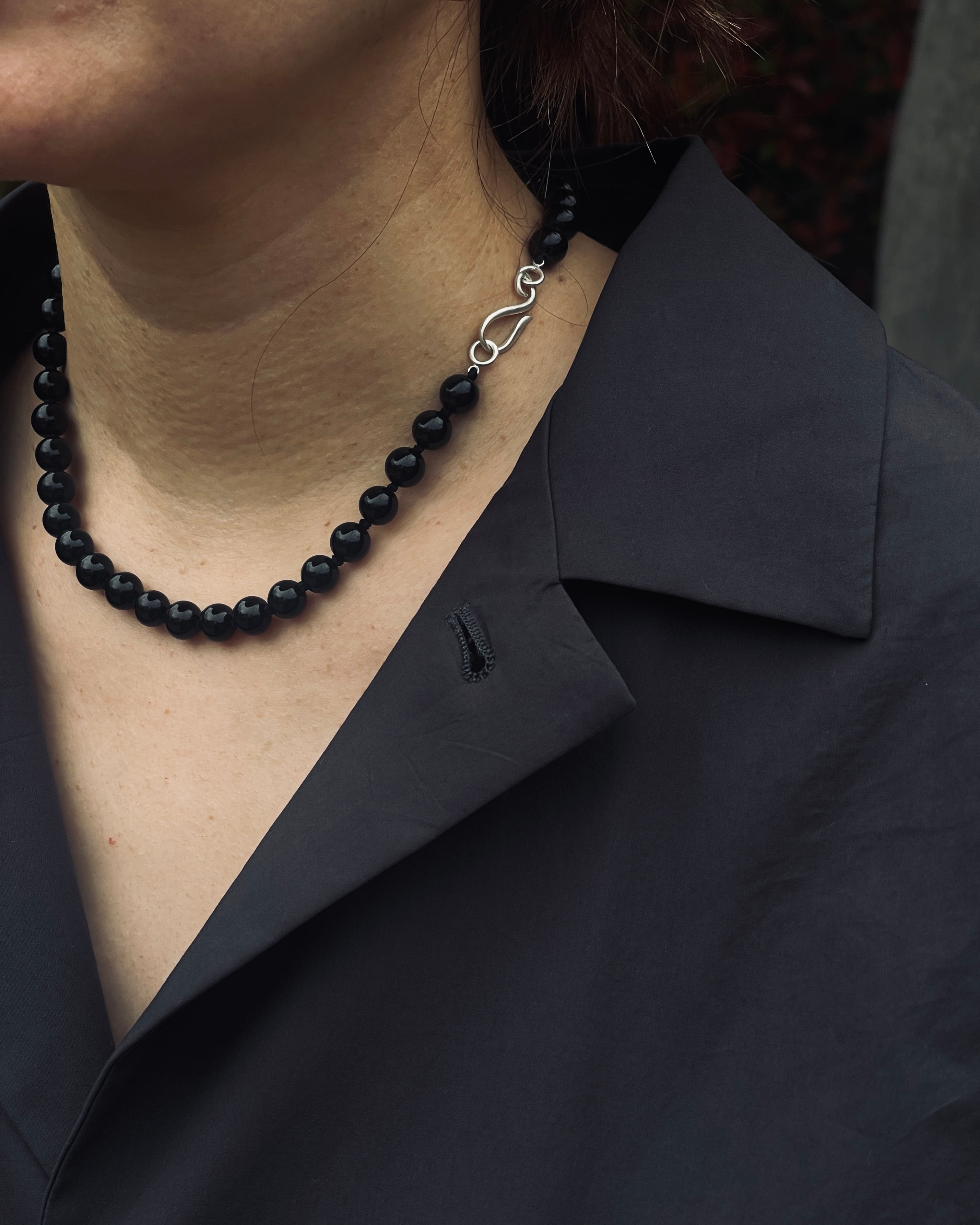 Onyx choker 8mm 37 / 40 | OCUCCI boutique