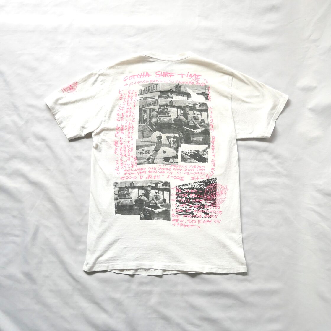 80s madein USA GOTCHA surf photo print Tshirt 80年代 アメリカ製  