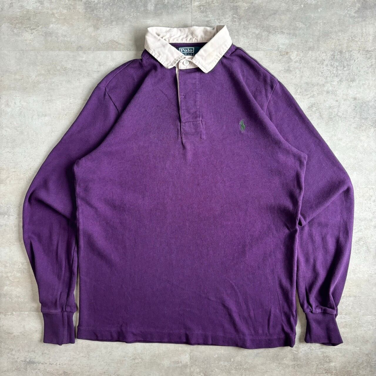 ポロラルフローレン ラガーシャツ 単色ボディ ポニー M No.1367