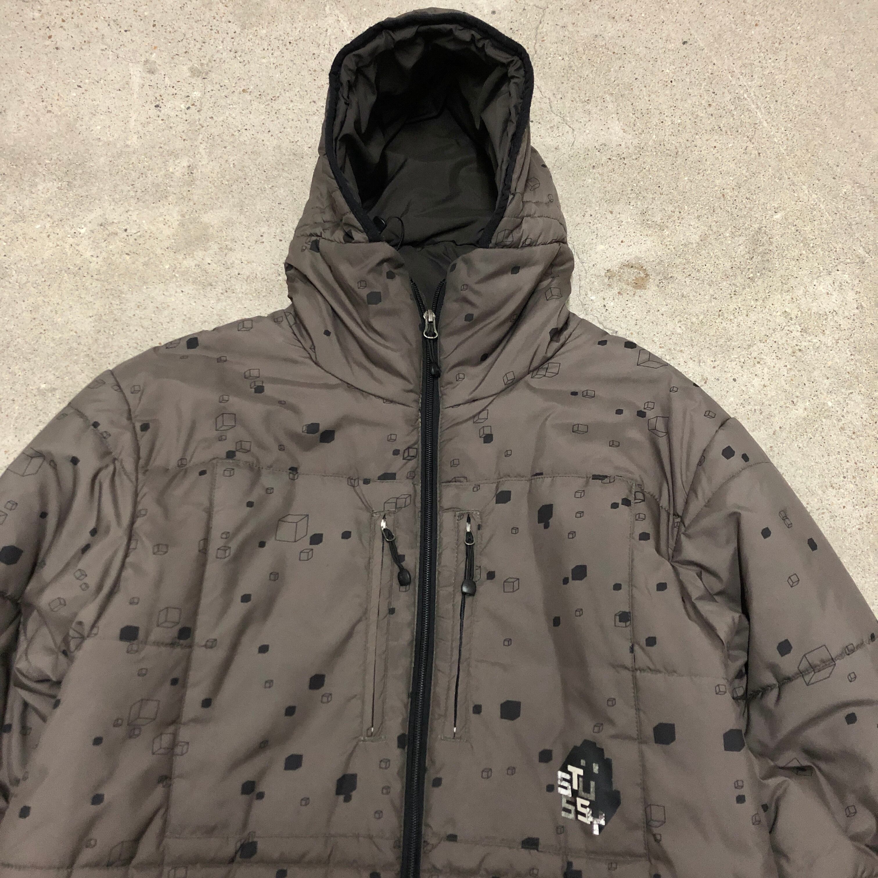 00s OLD STUSSY×Boris Tellegen DELTA/Nylon Jacket/M/キューブ 00s OLD STUSSY×Boris Tellegen DELTA/Nylon Jacket/M/キューブ