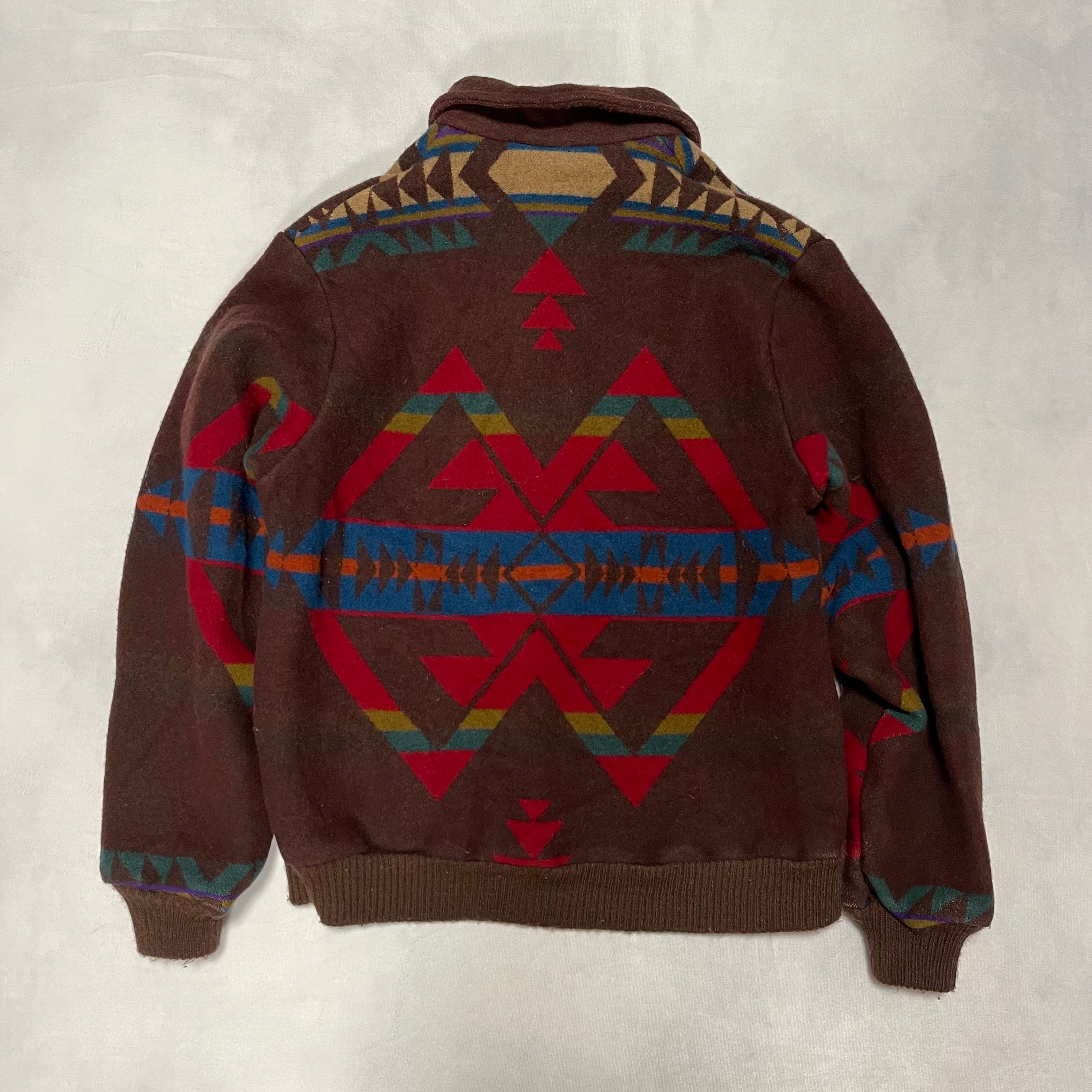 80's　USA製　PENDLETON　アメリカンネイティブ柄　ウールジャケット