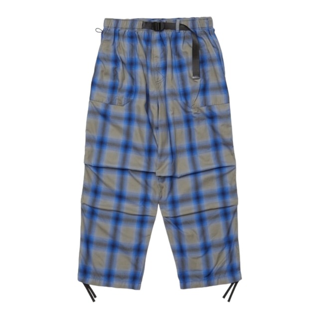 【BAL】PLAID WIDE MOUNTAIN PANT(BLUE)〈国内送料無料〉