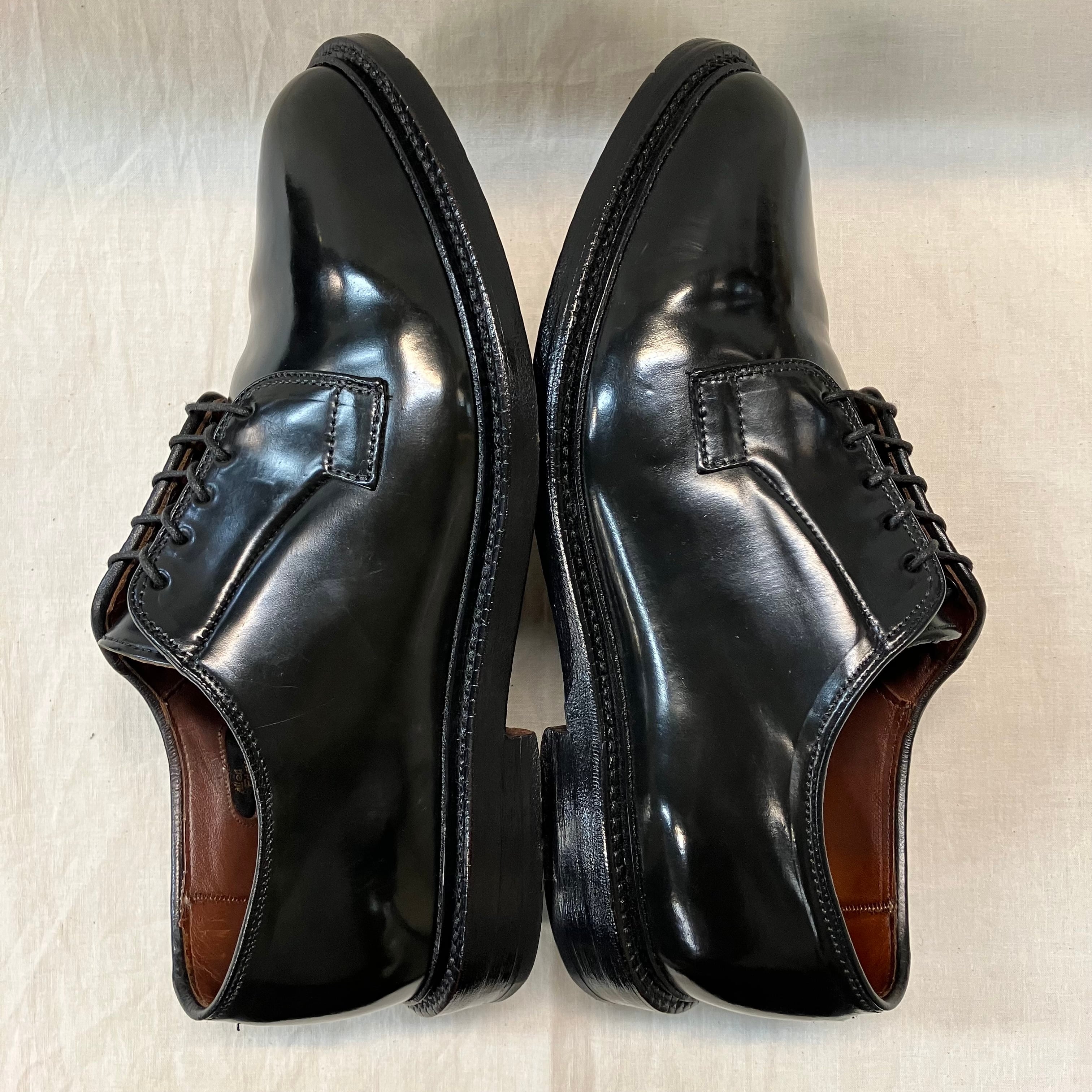Chaussures Homme Allen Edmonds Cordovan Mac Neil - Cuir Shell Cordovan Cheval, Taille US 10.5E/EUR44.5, Noir, Neuves