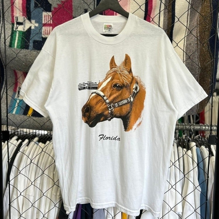 90s ビンテージ バドワイザー Tシャツ アート 動物