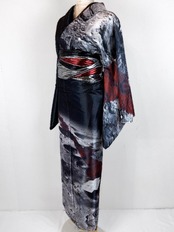【即納品有】メンズ・レディース Rumi Rock × ヱヴァンゲリヲン新劇場版キモノ　月面基地　[ B580 C122 C123]