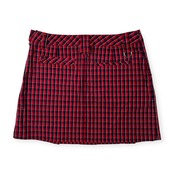 kappa カッパ ゴルフ ミニ スカート チェック柄 ストレッチ サイズ 9 /レディース/レッド×ネイビー