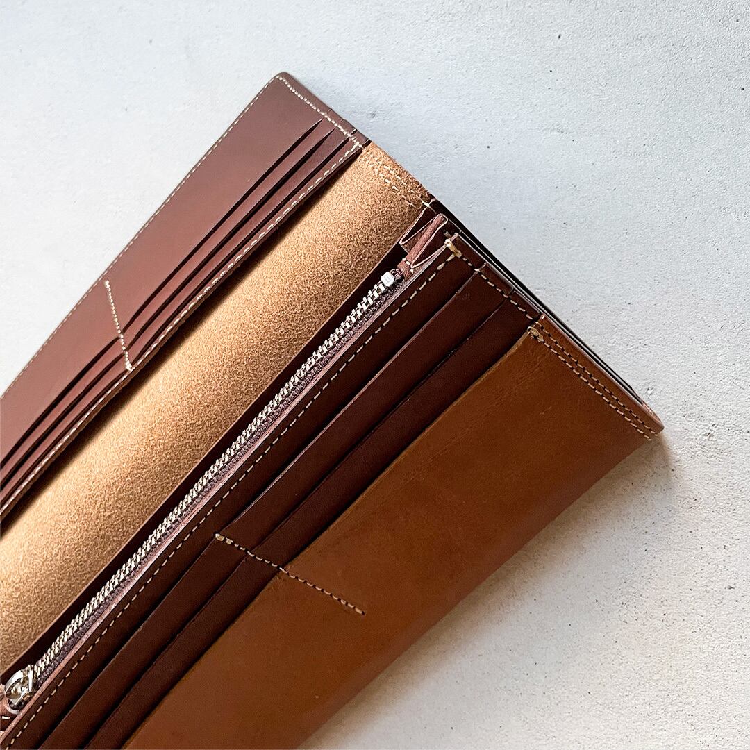 ブラウンの長財布 | LEATHER CRAFT C/Rem