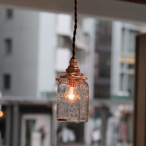 【照明】ペンダントランプ　八角筒瓶【3100】