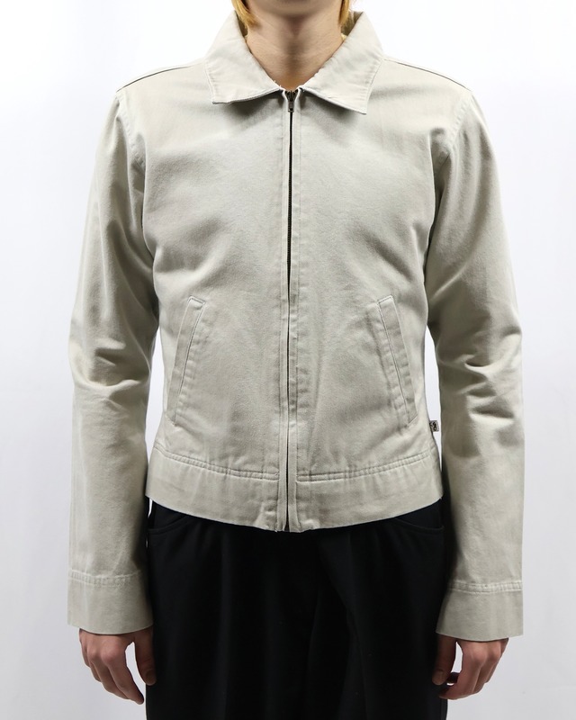 minimal cotton drizzler jacket
