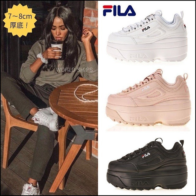 フィラ 厚底 スニーカー レディース フィラ ディスラプター 2 プラットフォーム フィラ スニーカー メンズ Fila Disruptor 2 ウェッジソール 海外正規品 Fila 13 Select Shop Ce