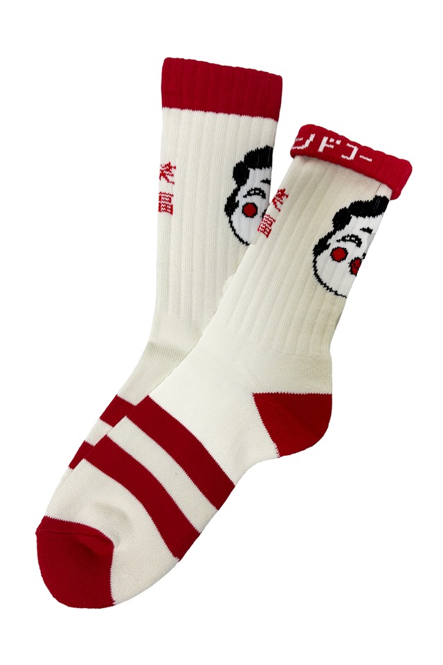 <NEW> "OTAFUKU -white- " Socks