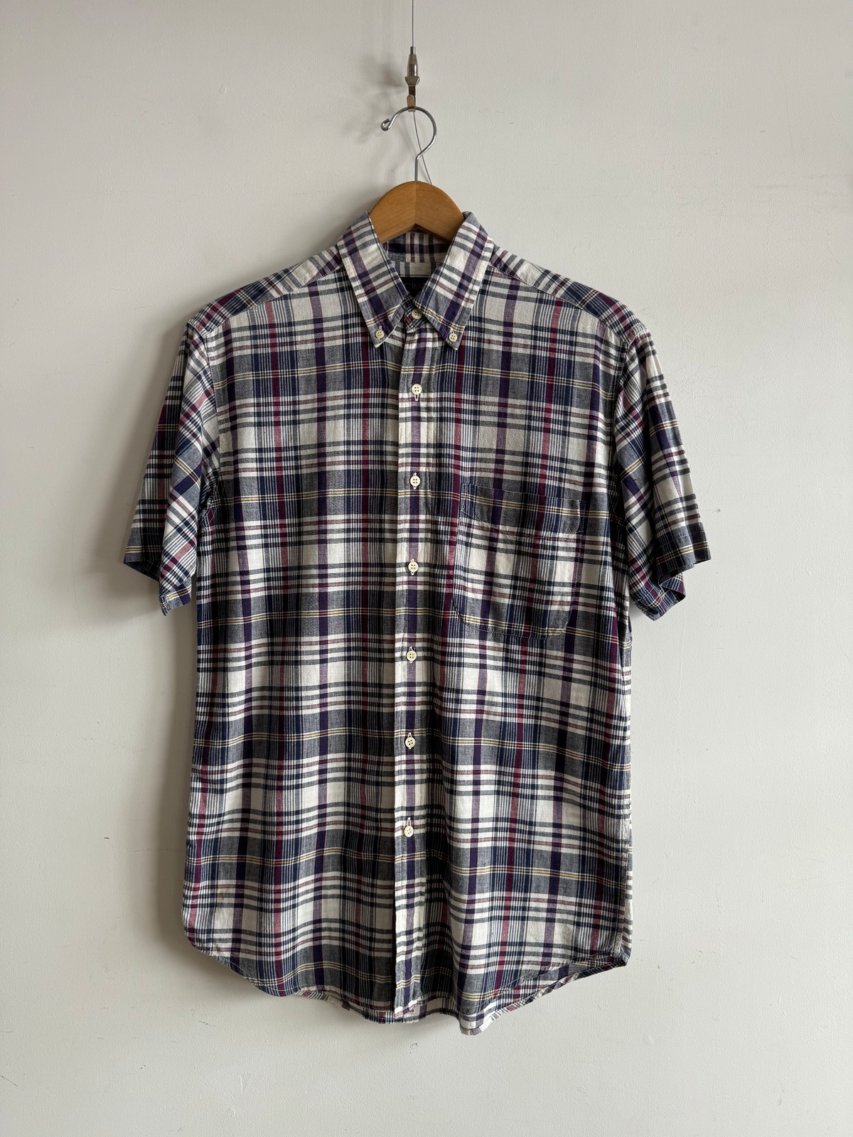 90s J.CREW S/S CHECK SHIRT | JUNK SHOP