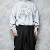 Lynx print sweat