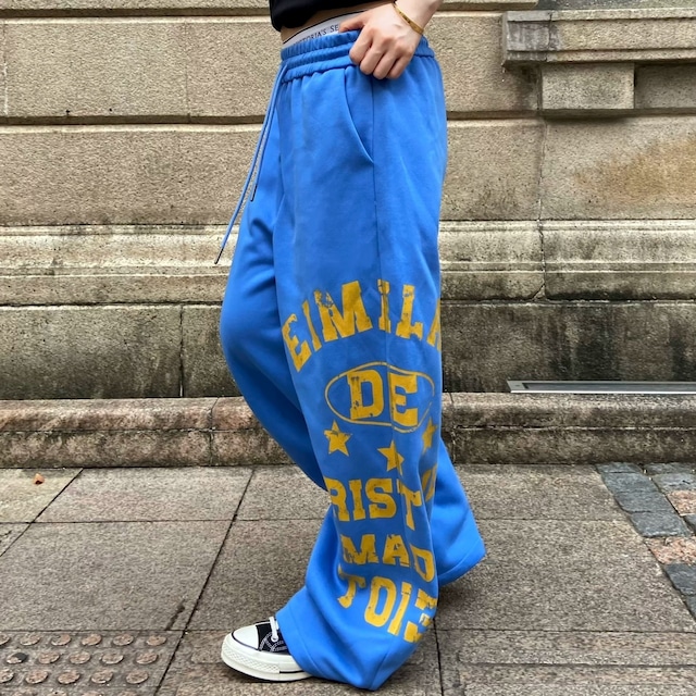 ストリートグラフィックボリューミーフォルムスウェットパンツ 2col R02552