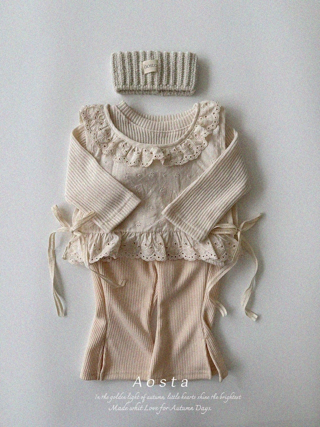 ⭐︎即納⭐︎[Aosta] lace olivia vest