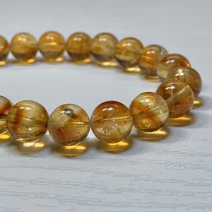 3.ハニーカラー☆ファントム入り♪ディープシトリン・ブレスレット