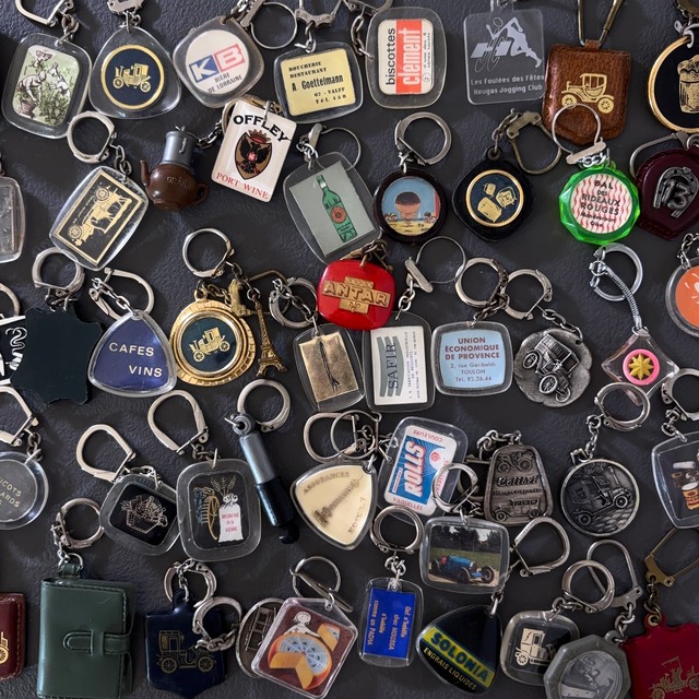 50個  フレンチ キーホルダー フランス 雑貨 ヴィンテージ  2511014-15
