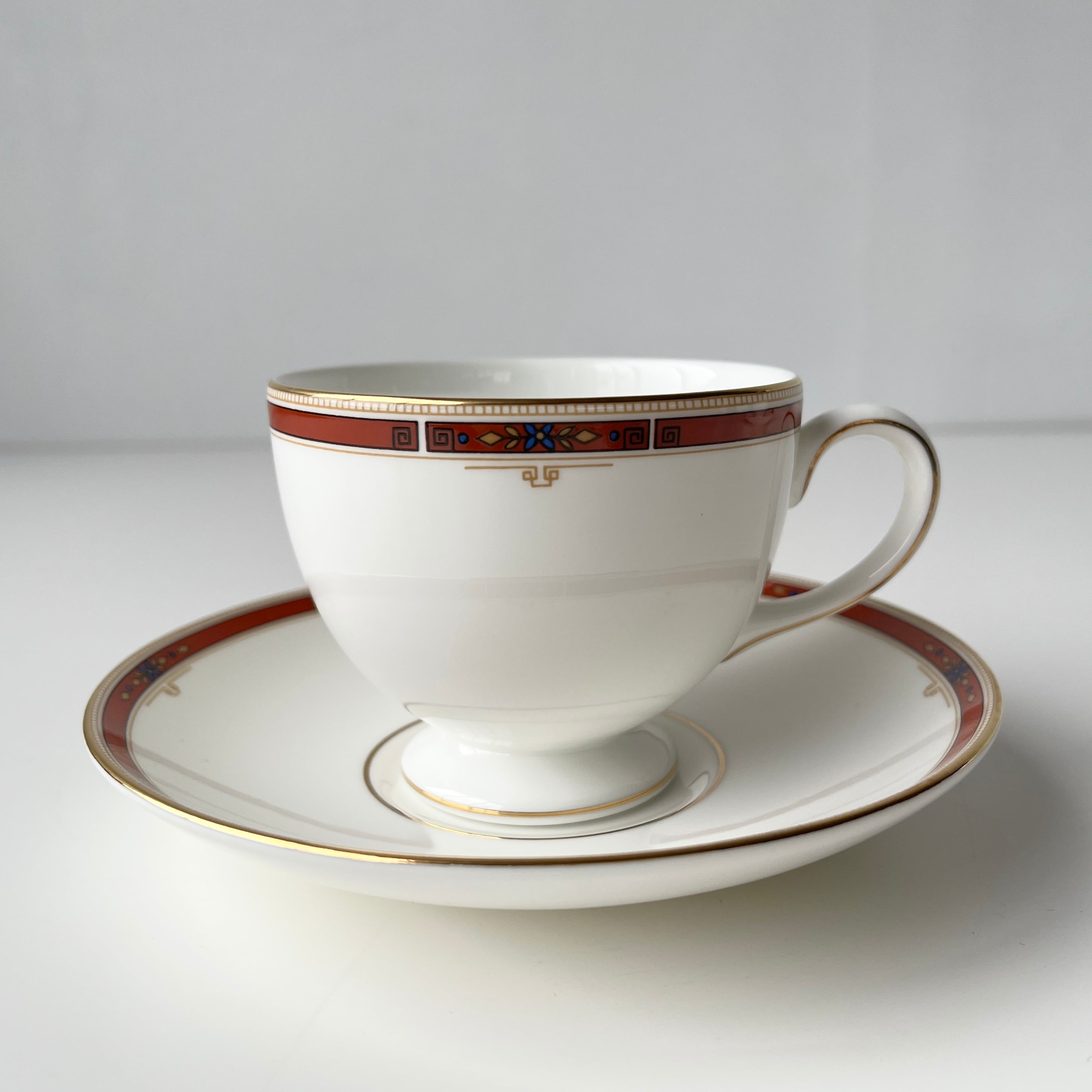 WEDGWOOD COLORADO ウェッジウッド コロラド カップ＆ソーサー 2客 赤
