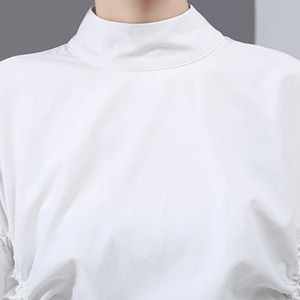 Back Long Drawstring Tops / バッグロング ドローストリング トップス