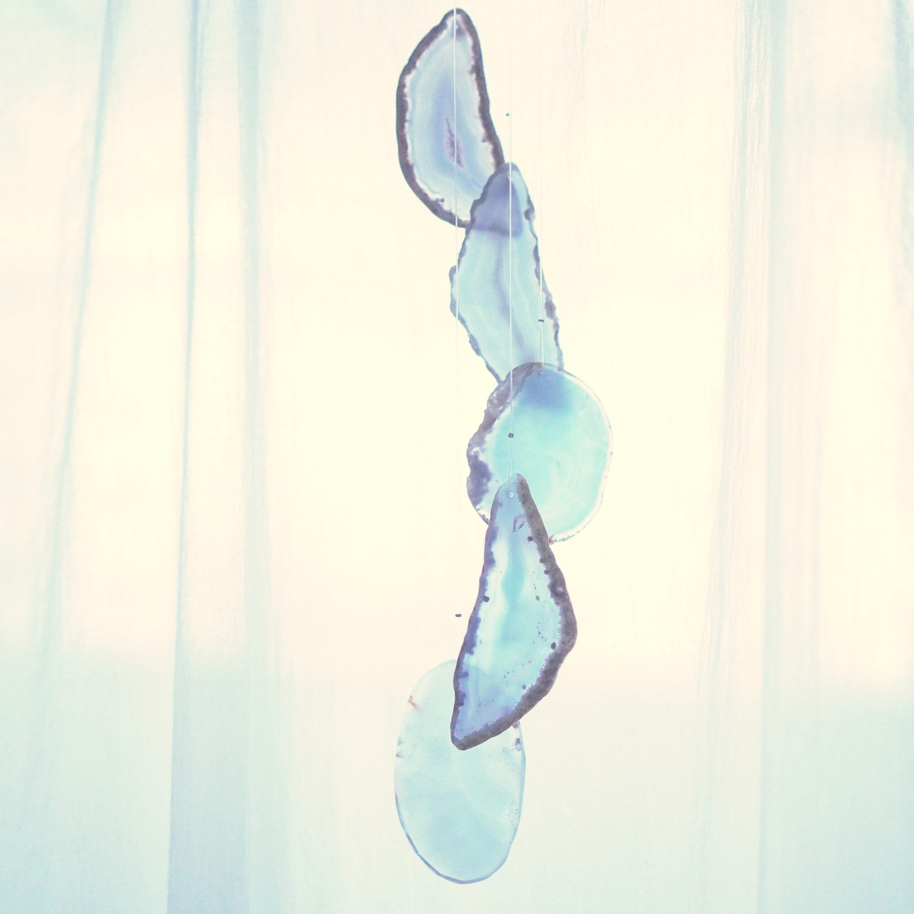 Water Flow 02 - アゲートヒーリングチャイム / Agate Sun Catcher Wind Chime 191