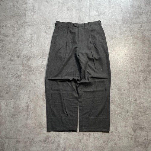 90s Dior ウールスラックス 無地 日本製 【W31】