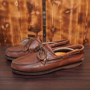 timberland デッキシューズ　us10 28cm/ティンバーランド　レザー