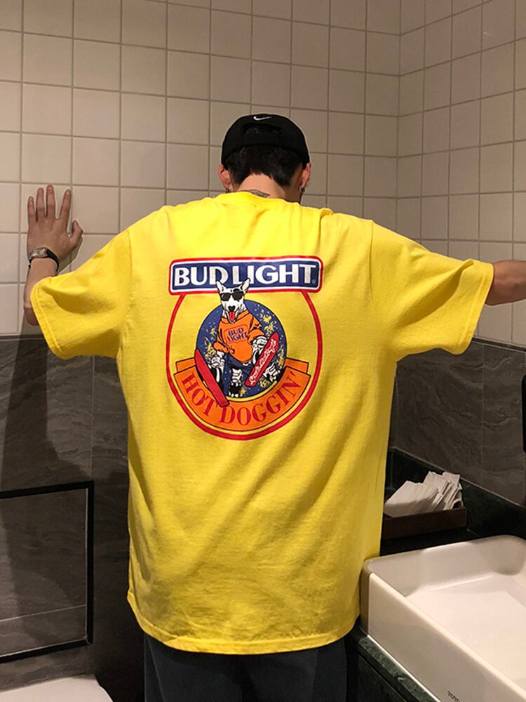 全2色 Tシャツ カットソー プリント カジュアル シンプル