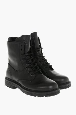DIESEL ブーツ レザー・ラバー