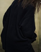 Embroidered High Neck Sweatshirt 2color【G1068】