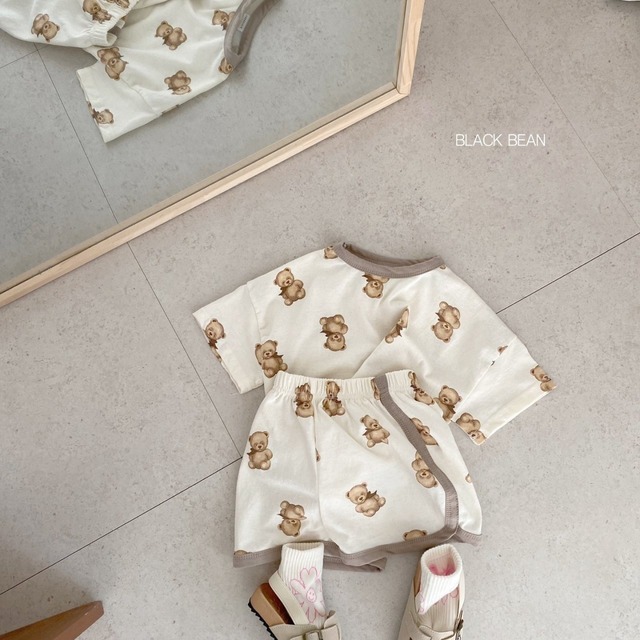 [black bean kids]  teddy bear bebe set