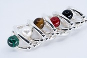 R-108  Breastplate Ring (Eye of Truth corall) コーラル