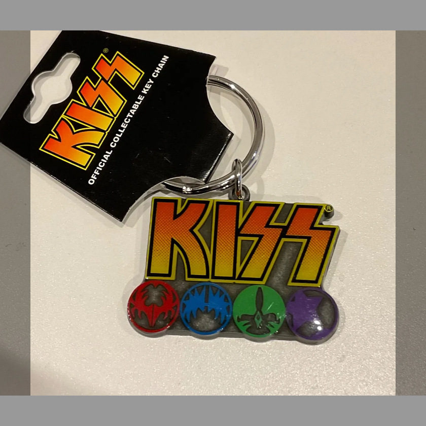 Kiss : LOGO & ICONS KEYCHAIN | ロックTシャツ バンドTシャツ専門店
