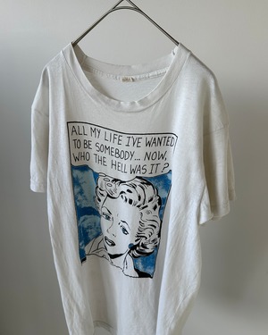-Flying Fish- Vintage 80s L Comic Print T-Shirt