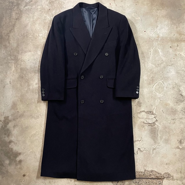 【vintage】cashmere blend chester coat(lsize)0426/tokyo