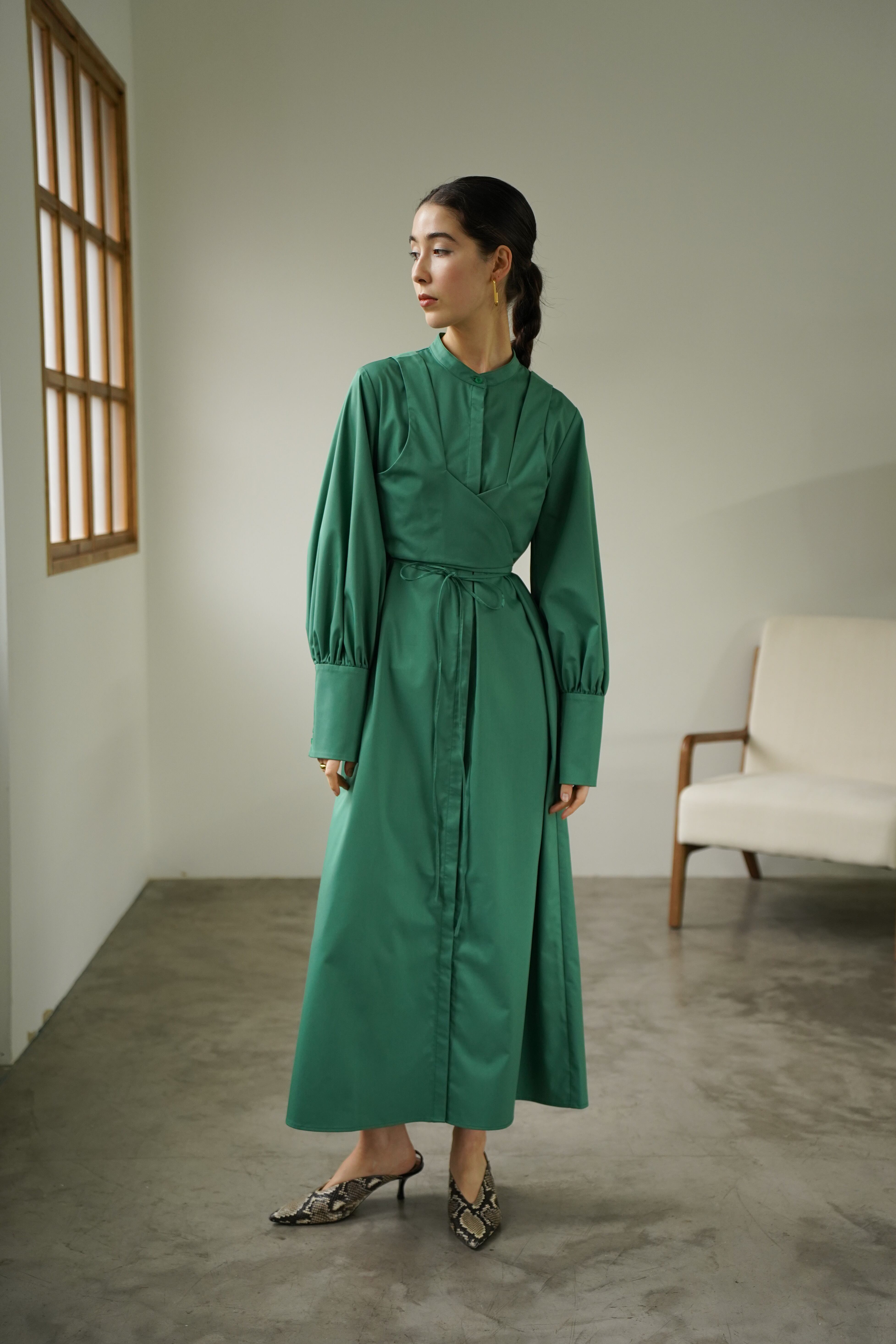 LAYERED SHIRT DRESS【CA3S-O392】 | CIEL'AIR