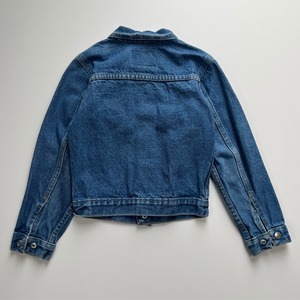 ＜VINTAGE＞Kids PLAIN POCKETS Denim Jacket 7Y (2610JK05)｜キッズ プレーンポケッツ ヴィンテージ デニムジャケット