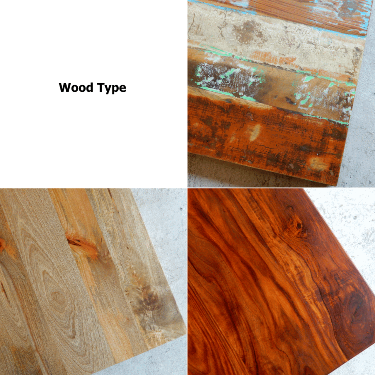 TOPANGA Furniture シーシャムウッド天板　150x35cm