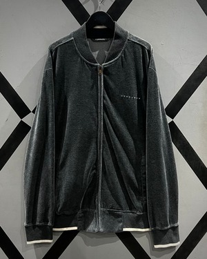 【X VINTAGE】“SEAN JOHN” Logo Embroidery Velour Track Jacket