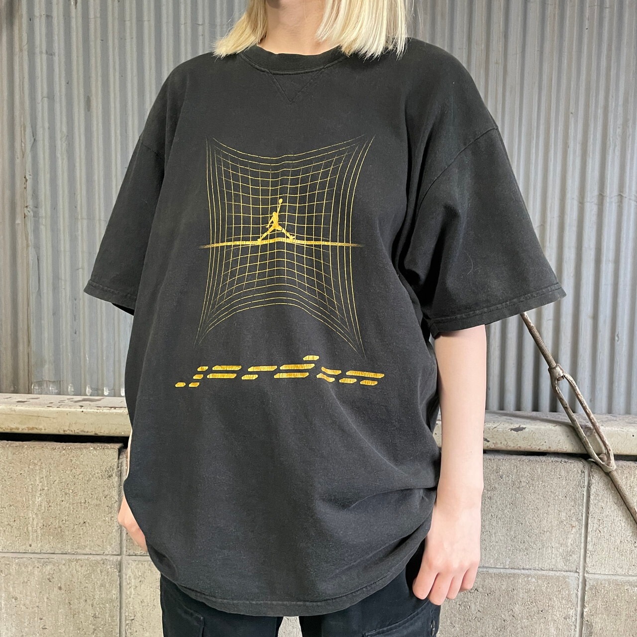 00年代 JORDAN ジョーダン NIKE ナイキ プリントTシャツ メンズL 古着 