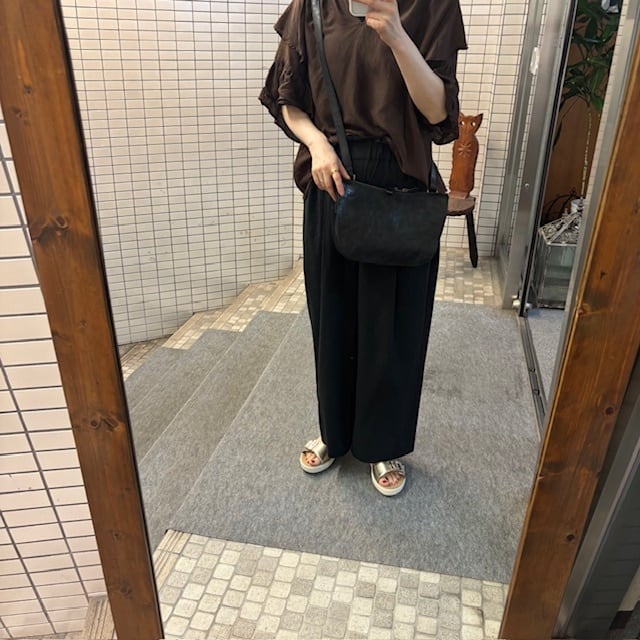 B.stuff　再入荷　ナイロンコンビショルダーバッグ