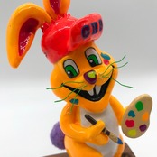 CHERBBIT Sculpture Art オレンジ