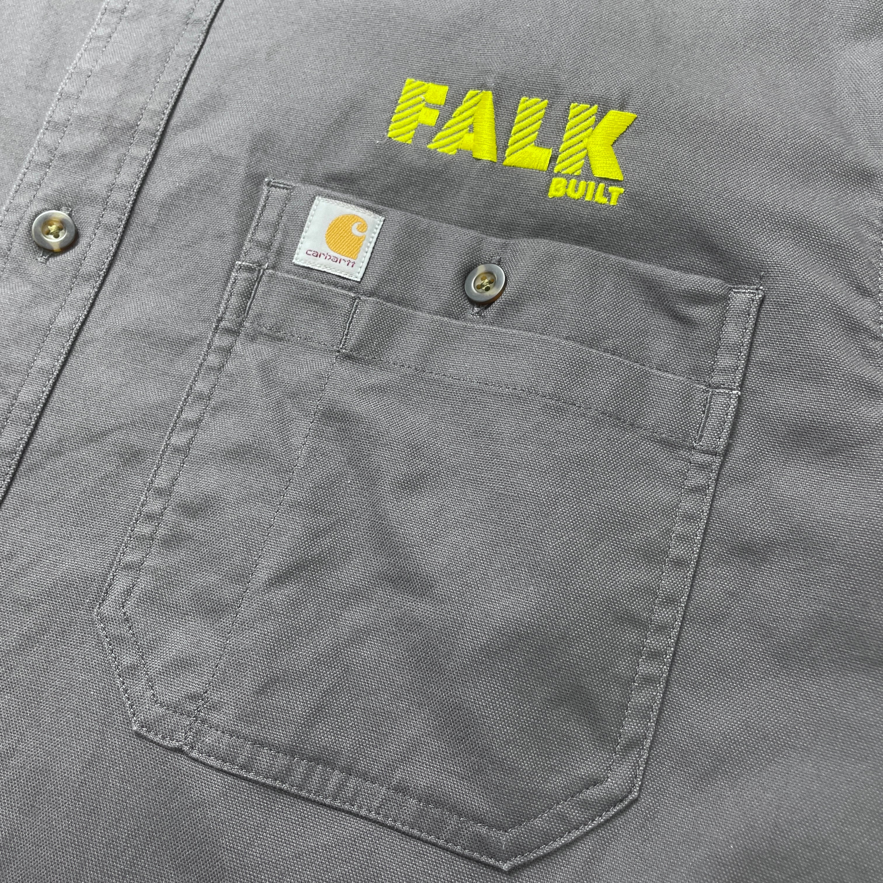 Carhartt カーハート 企業ロゴ刺繍 半袖ワークシャツ RELAXEDFIT