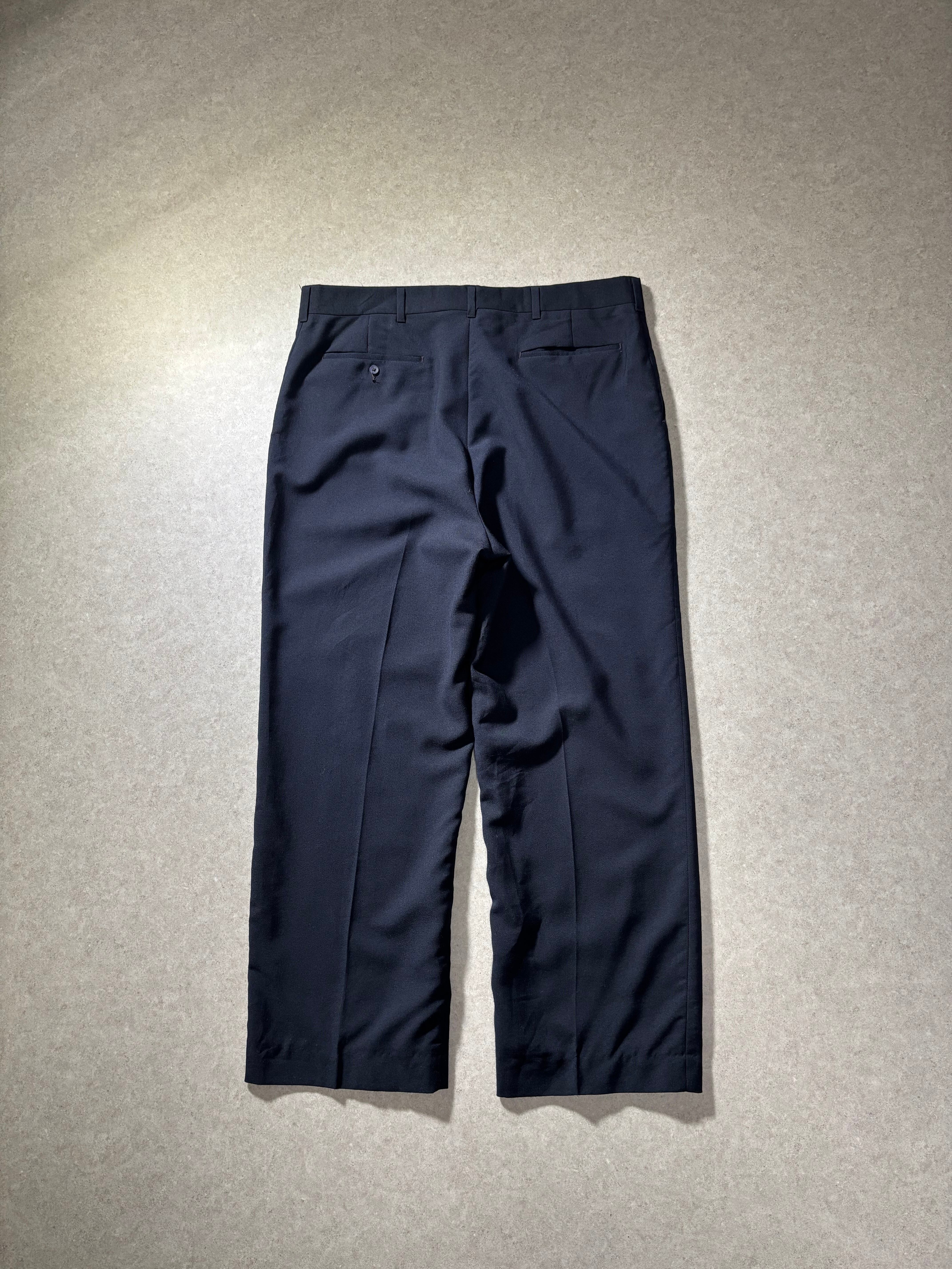 90s HAGGAR poly-wool slacks | 古着屋2000