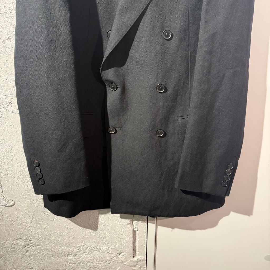 AURALEE オーラリー 26SS WOOL COTTON LINEN OX DOUBLE-BREASTED