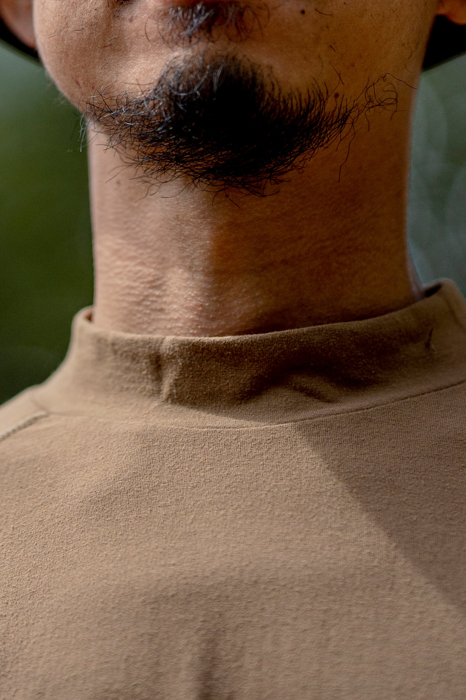 Sato SS Mock Neck 2 : Color Camel | TANNUKI Running Wear Shop